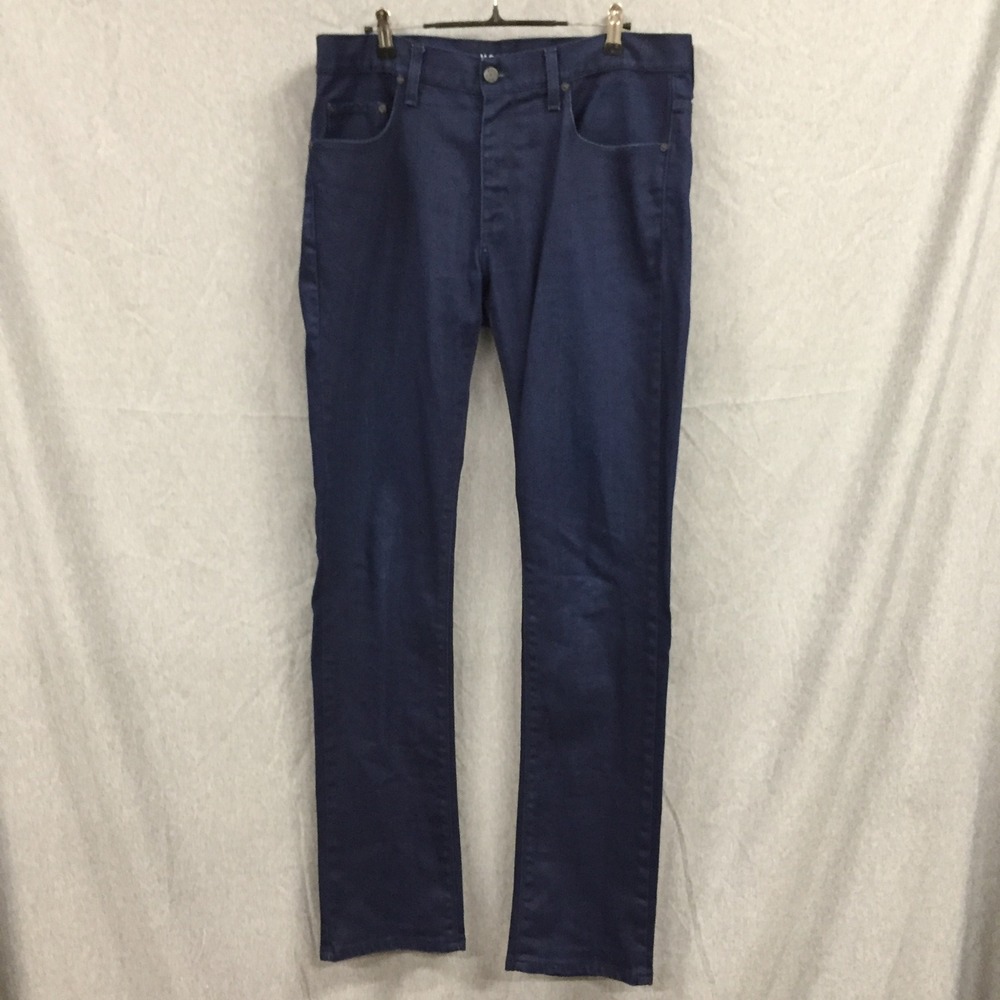 Mott & Bow Slim Fit Jeans Mens 34x34 Indigo Blue Dark Wash Denim Pants 880